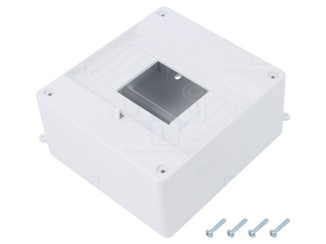 Carcasă pentru aparatură modulară albă IP20 400V 6 module