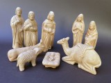 Grup statuar NASTEREA DOMNULUI, 9 sculpturi in lut, sfarsitul secolului 20, Religie, Asia