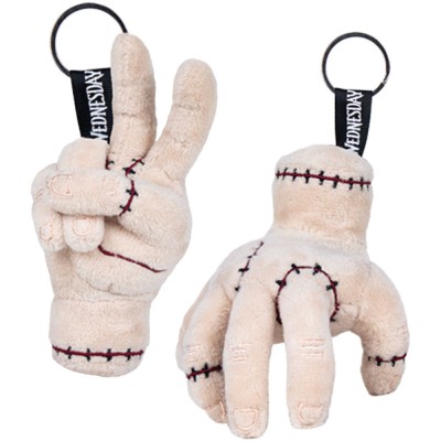Set 2 jucarii din plus cu breloc Thing Victory 10 cm Walking 12 cm, Wednesday foto