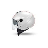 MBS Casa semi integrala Ufo Plast Nixie, alb/rosu, L, Cod Produs: HE13005WBL