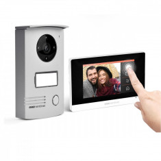 Interfon video cu fir SCS Sentinel VISIODOOR 4.3+, Ecran tactil de 4.3 inch, Monitorizare video cu unghi de 120? foto