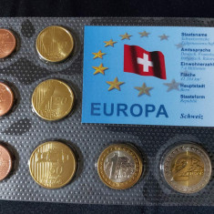 Set Euro - Probe - Elveţia 2003 , 8 monede