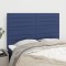 Gossi tablii de pat, 4 buc, albastru, 72x5x78/88 cm, textil