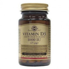 Supliment alimentar VITAMIN D3 1000IU, 100 tablete foto