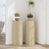 VidaXL Suporturi de plante, 2 buc., stejar sonoma, 25x25x80 cm, lemn