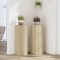 vidaXL Suporturi de plante, 2 buc., stejar sonoma, 25x25x80 cm, lemn