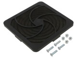 Carcasă de Protecție Neagră 124x124mm IP20