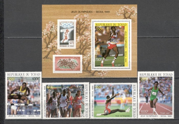 Ciad.1988 Olimpiada de vara SEUL DC.48