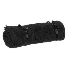 Prosop de baie, bumbac, negru, 140x70cm