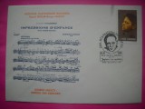 HOPCT PLIC NR 1619 IMPRESII DIN COPILARIE -GEORGE ENESCU -ZIUA INT A MUZICII BUCURESTI -MUZICA -ROMANIA