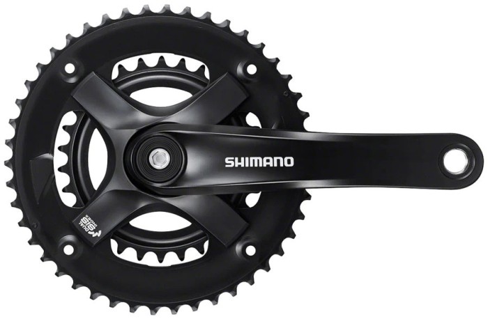 Angrenaj pedalier Shimano Tourney FC-TY501-2, 46*30T, brat 170mm, pentru 7/8 vit... Cod:EFCTY5012C60XLB
