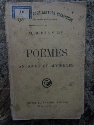 Alfred de Vigny - POEMES ANTIQUES ET MODERNES foto