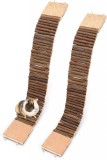 Set de 2 poduri suspendate pentru hamsteri Yesland, lemn, natur, 55 x 7,9 cm
