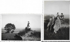 C723 2 fotografii sasi Sebes Alba Transilvania 1938 foto