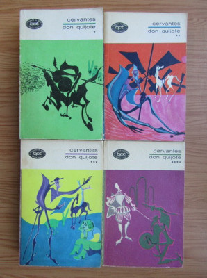 Cervantes - Don Quijote (4 volume) foto