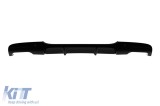Difuzor tip M Performance Design Design potrivit pentru bara spate M Technik pe BMW Seria 3 E90 sedan, E91 break 2004-2011 -oo-oo-, lac negru Performa