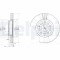 DELPHI BG3928 Disc frana