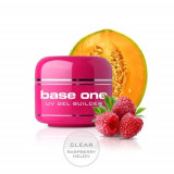 Gel de unghii Base One &ndash; Clear Raspberry Melon, 15g, Silcare