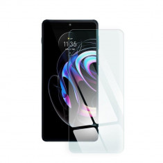 Folie Sticla Compatibila cu Motorola Edge 20 Lite Blue Star Tempered Glass Transparenta