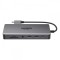 Hub USB-C UGREEN Revodok Pro 313 CM681, 2 x USB-A 3.2 - 1 x USB-A 3.0 - 2 x USB-C - 2 x HDMI - 1 x Jack 3.5mm - 1 x RJ45 - 1 x SD - 1 x microSD, Gri