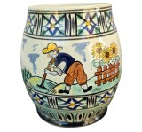HALBA VINTAGE DIN CERAMICA, DECORATA MANUAL
