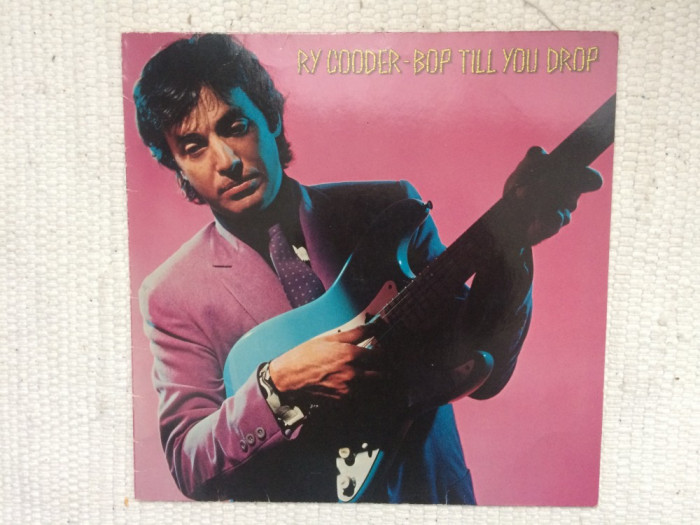 ry cooder bop till you drop disc vinyl lp muzica blues rock warner rec. 1979 VG