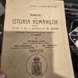 Manual de istoria romanilor pentru clasa a III-a a şcolilor de meserii - Gheorghe Lazar, Iosif Andreescu, Nic. Ceausanu