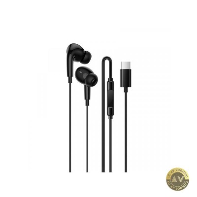 Handsfree USB-C Borofone BM100 Pro Fuente Negru foto