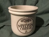 Vas / Borcan din ceramica stengod pentru branza English Blue Stilton / Tuxford &amp; Tebbutt !