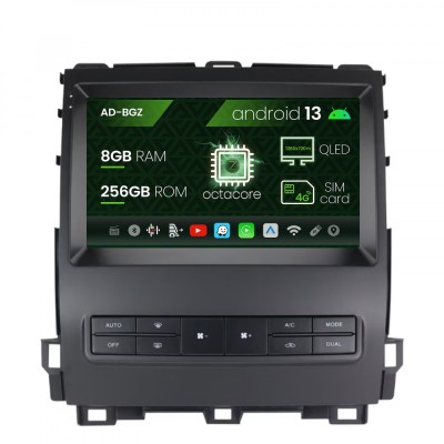 Navigatie Toyota Prado J120 (2002 - 2010), Android 13, Z-Octacore 8GB RAM + 256GB ROM, 9 Inch - AD-BGZ9008+AD-BGRKIT083V2 foto