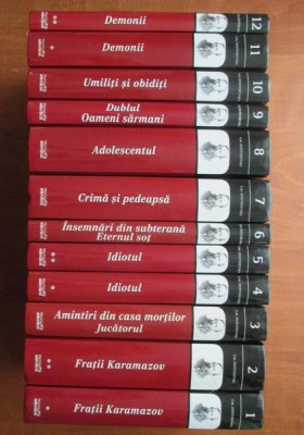 Fiodor Mihailovici Dostoievski - Opere complete 12 volume (2011, ed. cartonata) foto