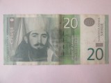 Bancnota Serbia 20 Dinara 2013 - Numismatica Europa