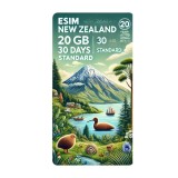 eSIM New Zealand 20GB 30Days Standard