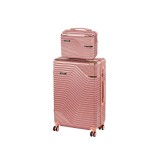 Set de valize cu roți TraveLux Urban VIII, culoare roz-auriu