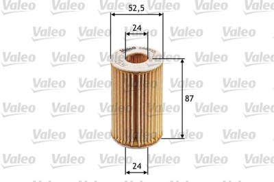 VALEO 586512 Filtru ulei foto