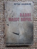 Petru Manoliu - Rabbi Haies Reful (1935 - prima ediție)