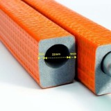 Țeavă izolată termic 2m, &Oslash; 22 mm, cu izolație termică 9 mm, Compactă
