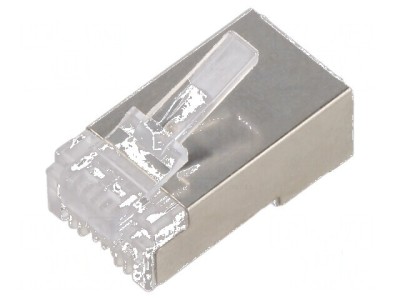 Conector RJ45 Cat 5e ecranat foto