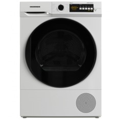 Uscator de rufe Heinner HHPD-V8T2KA++, 8 kg, 15 programe, Pompa de caldura, Functie anti-sifonare, Alb, Clasa A++