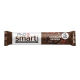 Baton proteic PhD Nutrition Smart Bar Chocolate Brownie, 64g, cu continut scazut de zahar