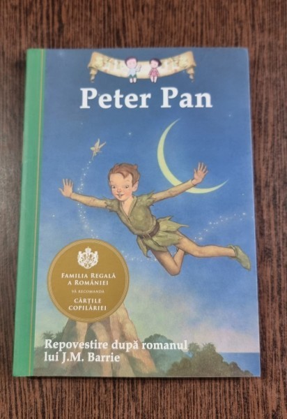 Peter Pan - repovestire dupa romanul lui J. M. Barrie