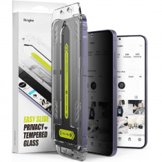 Set 2 Folii de protectie Ringke Easy Slide pentru Samsung Galaxy S24 Privacy