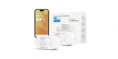 Comutator WLAN Meross, telecomanda Smart Switch pentru aparate electrice de uz casnic, 2 bucati - RESIGILAT foto