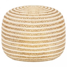 vidaXL Taburet lucrat manual, 45x30 cm, iută