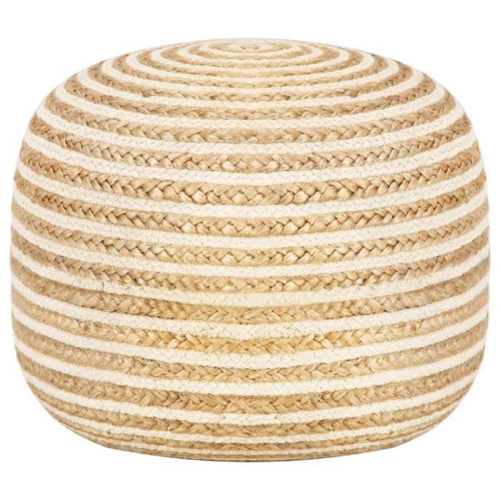 vidaXL Taburet lucrat manual, 45x30 cm, iută