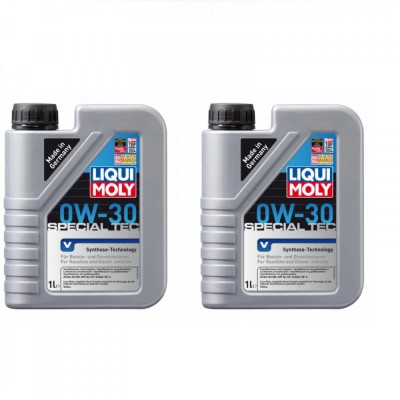Pachet 2 litri Ulei motor sintetic Liqui Moly Special Tec V 0W30 foto