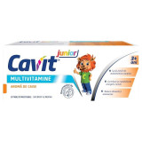 Cavit junior multivitamine cu aroma de caise, 20 tablete, Biofarm