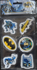 Set 6 gume de sters Batman foto