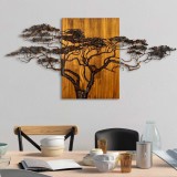 Cumpara ieftin Tablou din lemn si metal Acacia Multicolor 144x70x3 cm