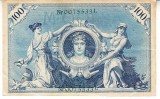 M1 - Bancnota foarte veche - Germania - 100 marci - 1908